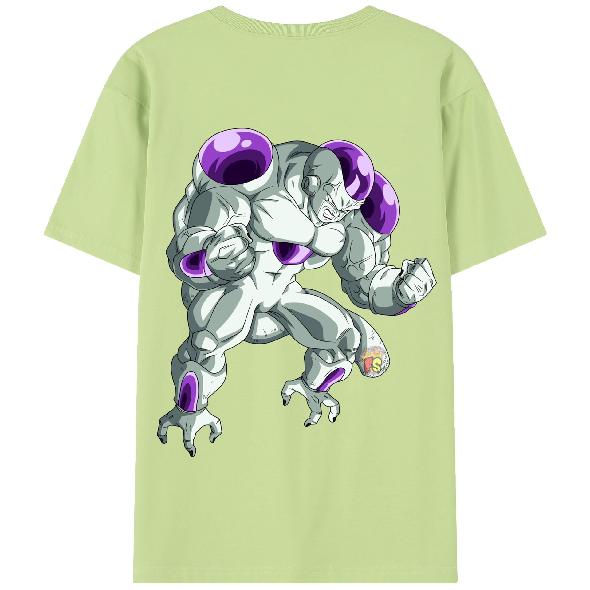 （画像用） ドラゴンボール フリーザ DRAGON BALL Frieza 綿100％半袖Tシャツ（背面プリント）